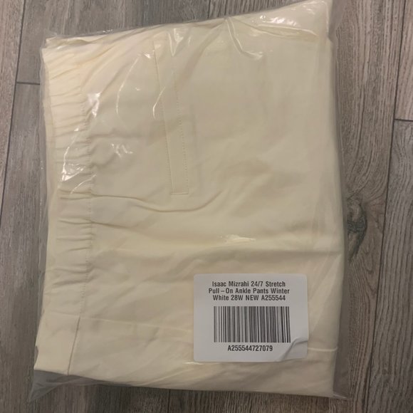 NWT ISAAC MIZRAHI STRETCH PULL-ON ANKLE PANTS 28W - Picture 9 of 11